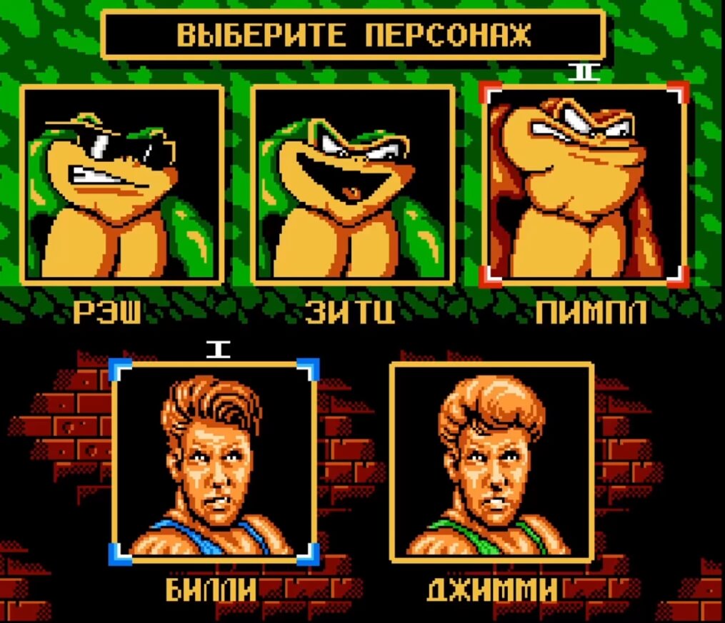Battletoads & Double Dragon - геймплей игры Dendy\NES